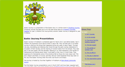 Desktop Screenshot of easterjourney.org.uk